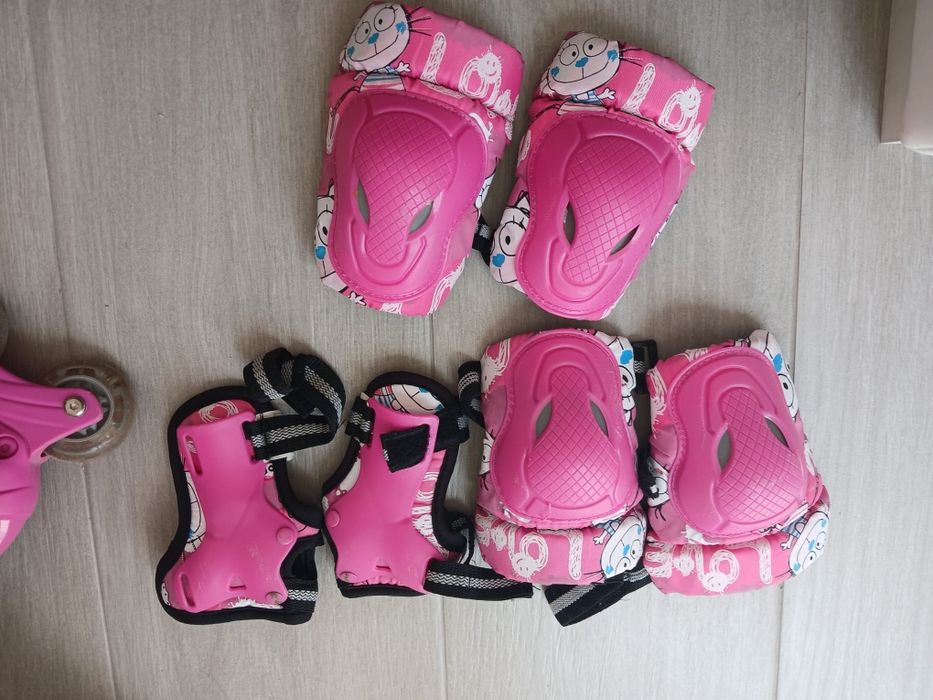 Patins infantil, com proteções