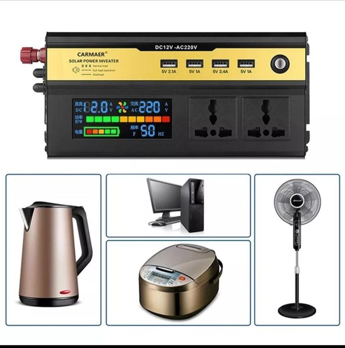інвертор carmaer 12 v  6000w