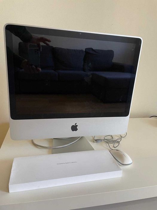 IMAC de 20 polegadas, branco, usado e teclado novo456003174595317760