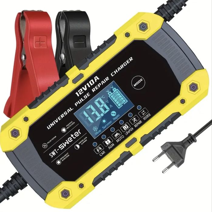 Импульсное Зарядное устройство для аккумуляторов 12В 10А SWT-1880