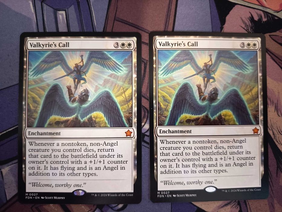 MTG Valkyrie's Call Mythic Rare Foundations English NM x2