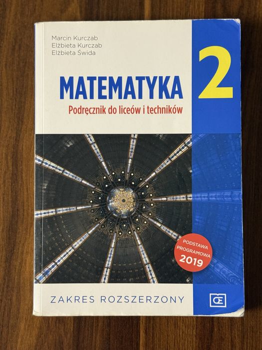 Podręcznik do Matematki 2 zakres rozszerzony