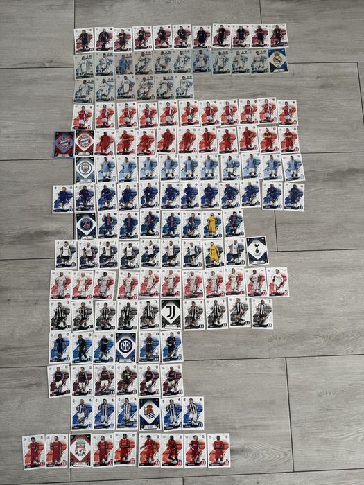 277 kart piłkarskich (Match Attax / FIFA 365)