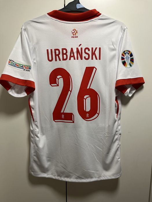 Koszulka Piłkarska Polska Kacper Urbański 26  Euro 2024 Nike M/L