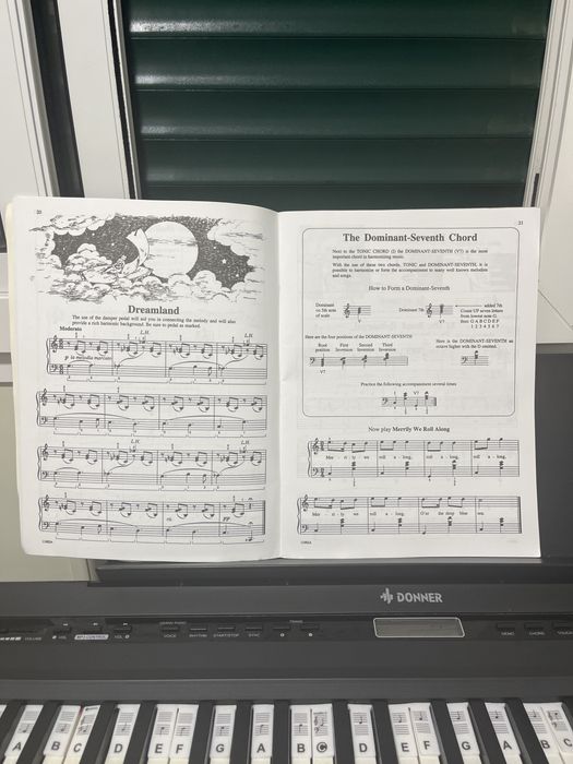 Piano Digital Donner DEP-20 - 88 teclas, pedal , fonte, livro , cabo