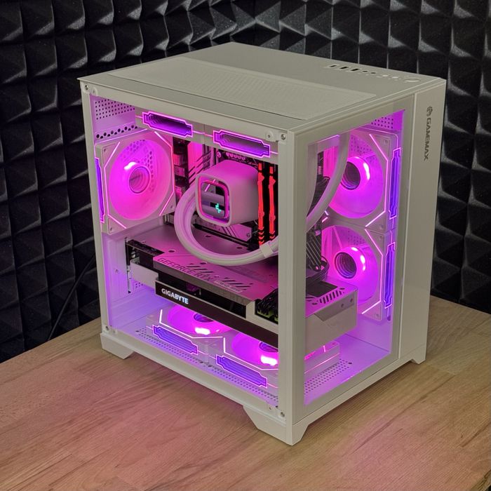 All White ігровий пк Rtx 3080, Ryzen 7, 32Gb