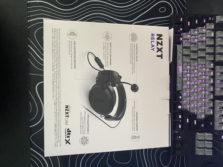 Słuchawki gamingowe NZXT Relay Black