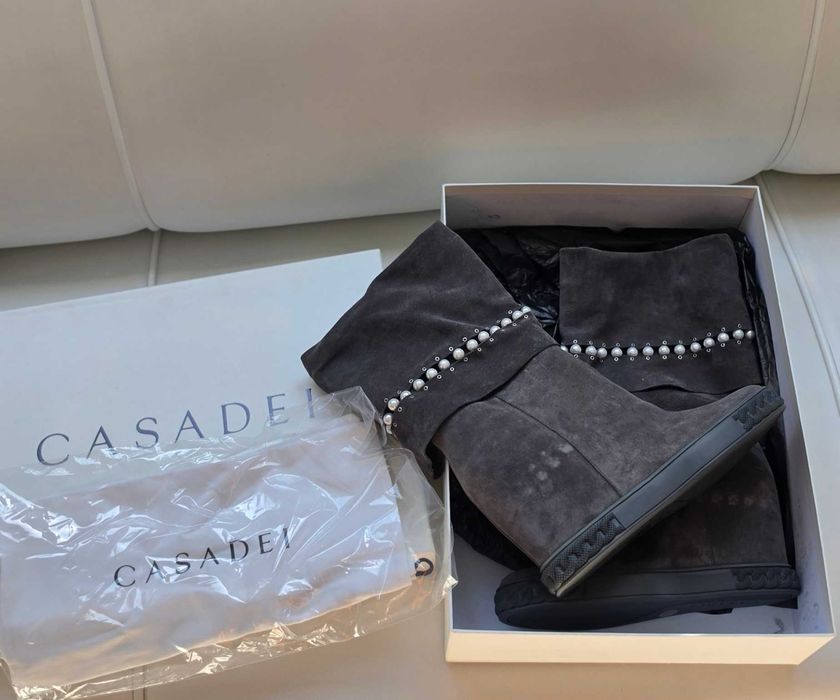 CASADEI luksusowe orginalne kozaki botki roz 40