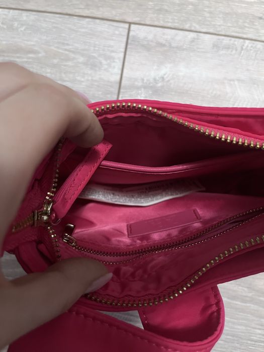 Нейлонова рожева міні-сумка ZARA