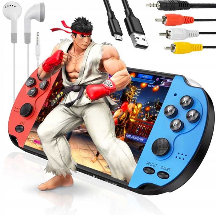 Mini Konsola Retro X12 8GB 1000 Gier Przenośna Mini PL Menu - OKAZJA