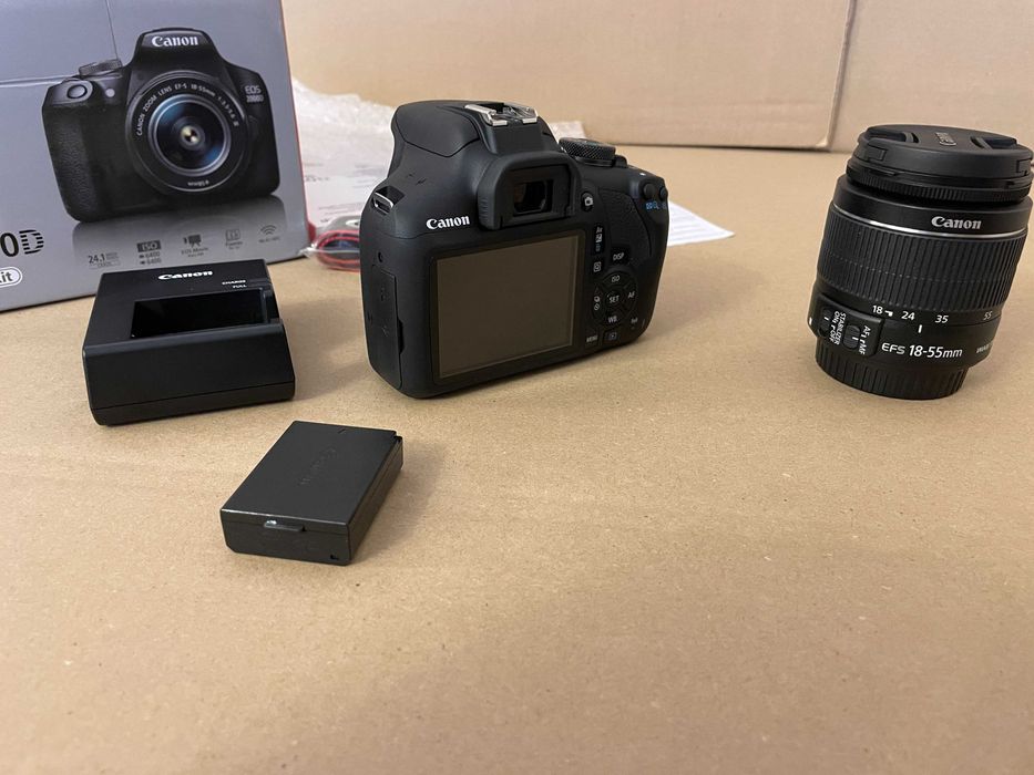 Canon eos 2000d + obiektyw 18-55mm III Nowa Nowy Komplet Gwarancja !