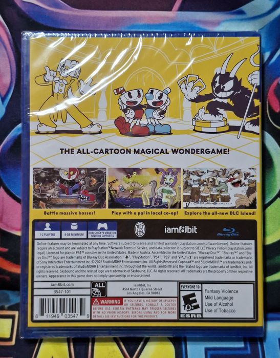 Cuphead Novo e Selado PS4