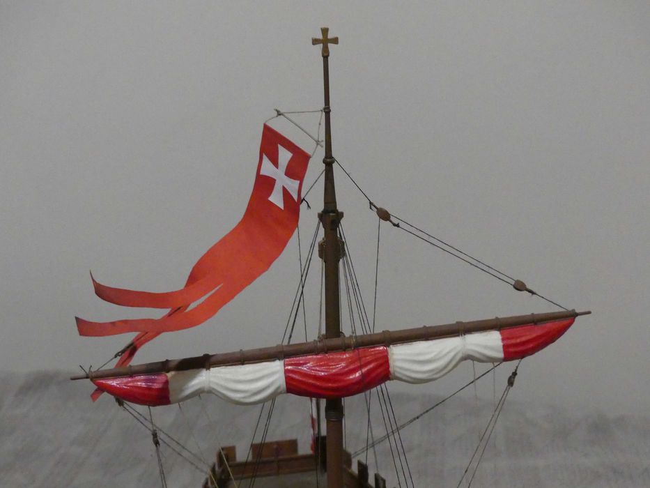 Model statku Koga Elbląska z 1350 roku MM