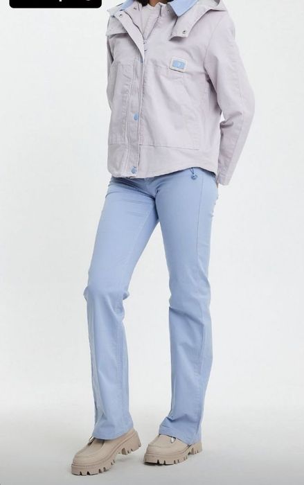 Штани котонові, блакитні