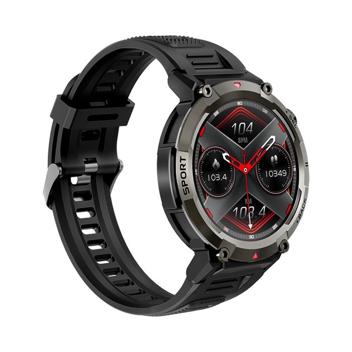 smartwatch veltori vt140-1 czarny pasek silikonowy