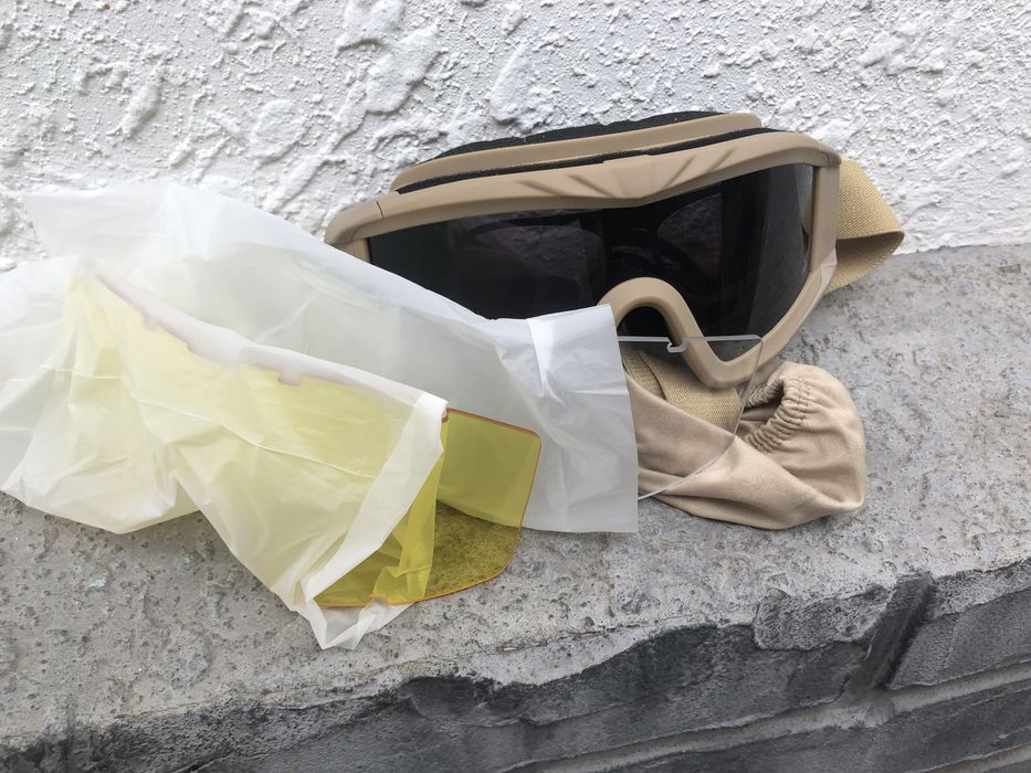 Тактична маска з змінним склом