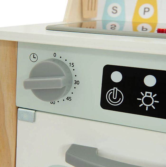 Деревянная детская кухня , свет и звук