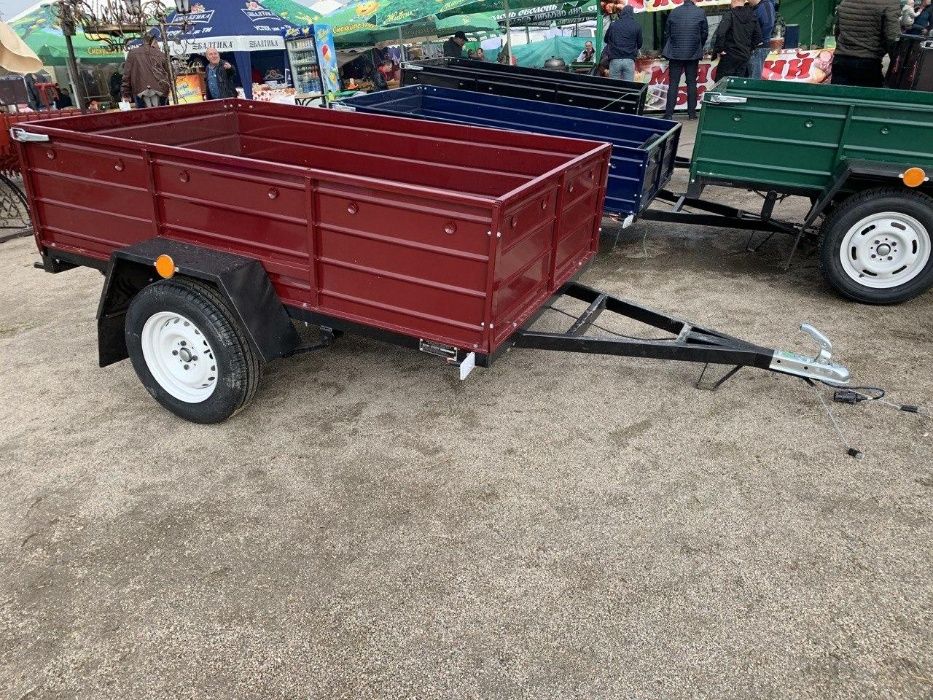 прицеп Днепр 2035 синий и другие модели,треугольное дышло.