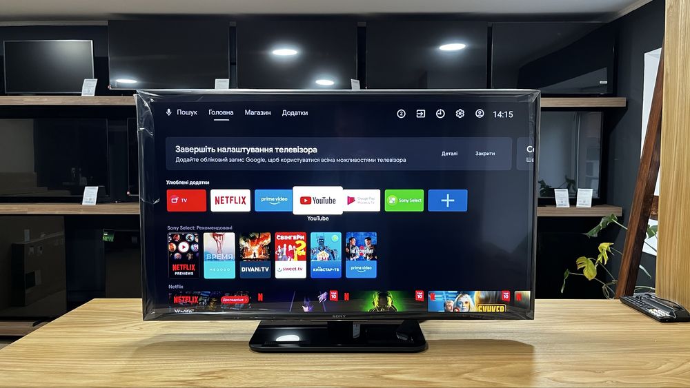 Телевізор Sony KD-43XG8305 120 Hz Smart TV Android  Гарантія 12 міс