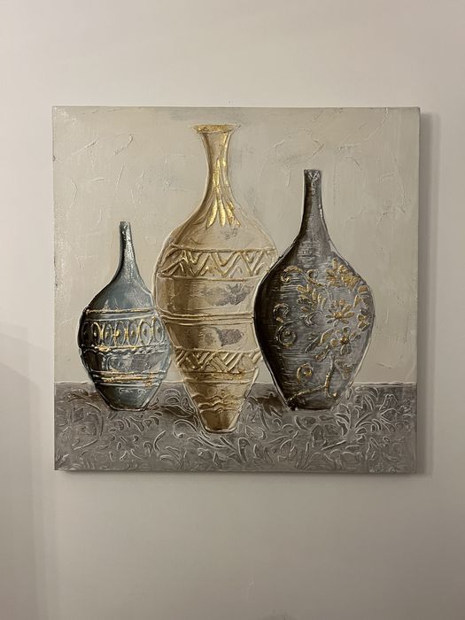 2 quadros em tons dourados64286034512130120