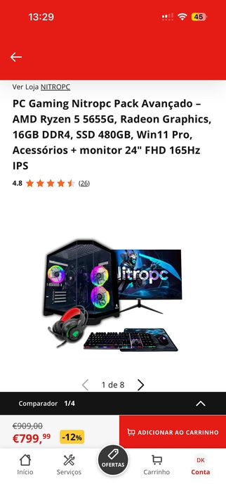 PC Gamer Novinho em folha