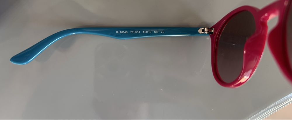 Okulary Ray-Ban RJ9064S 7019/14 dla dziecka – niemal nowe!