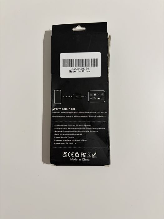 Bezprzewodowy adapter apple car android auto