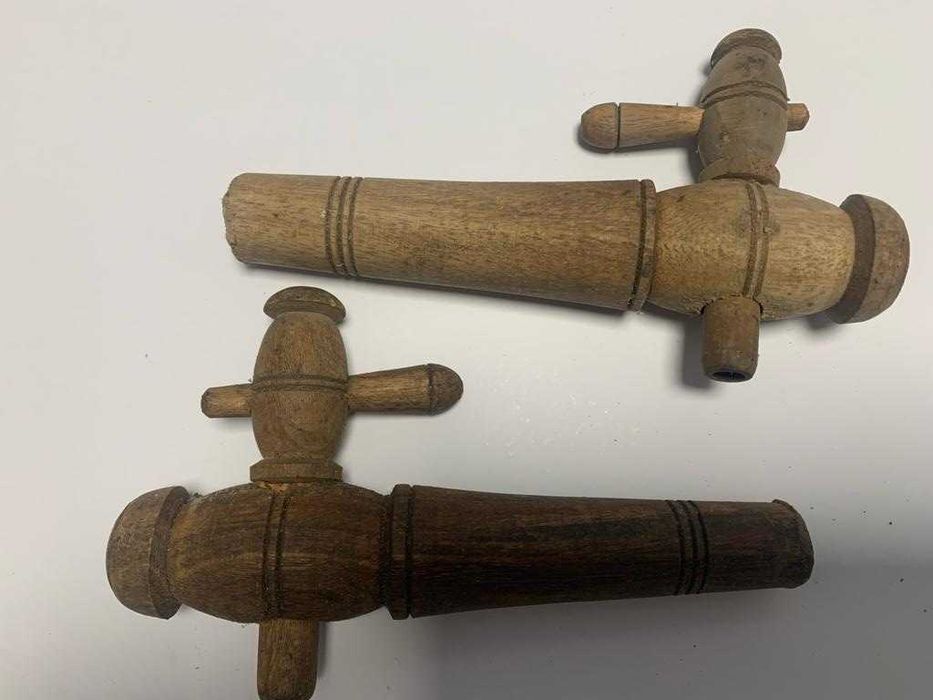 Torneira para barril de madeira