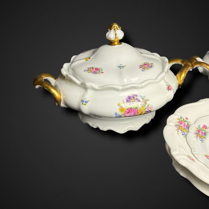 Serwis obiadowy Rosenthal Pompadour dekor kwiatowy b5/092080