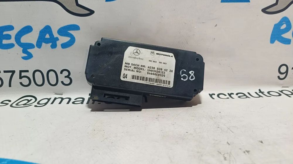 CENTRALINA MODULO ELETRONICO BLUETOOTH TELEFONE MERCEDES BENZ CLASS