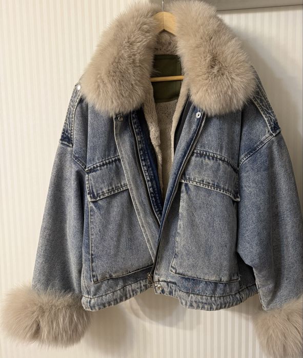 Куртка з натуральним хутром