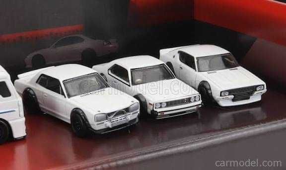 Hot Wheels set zestaw NISSAN 4 autka HKC16 NOWE GMH39-979P NOWY