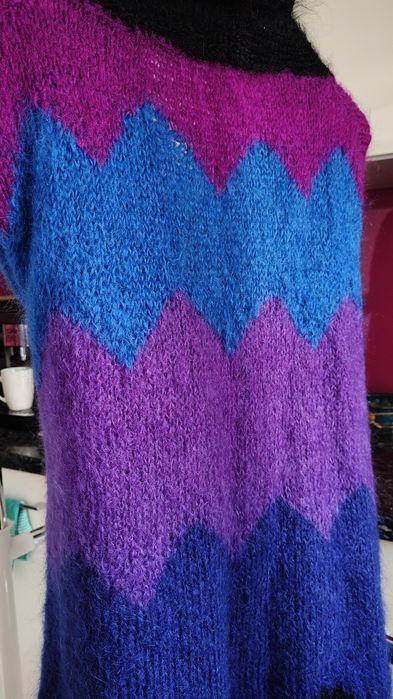 Jedyny taki sweter  100% moher handmade