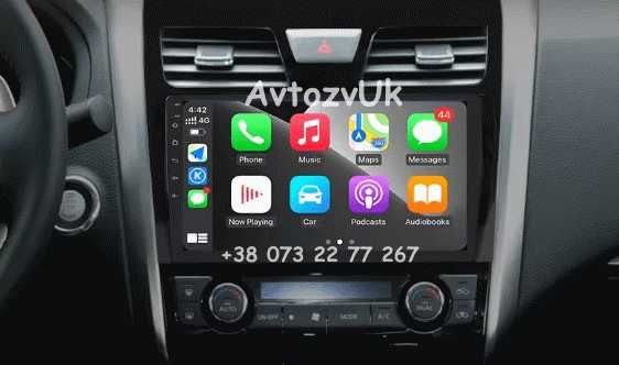 Магнітола ALTIMA Nissan TEANA PULSAR Алтіма LEAF Ліф CarPlay Андроїд