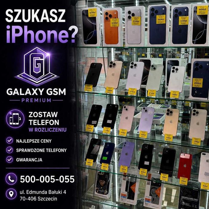 Fabrycznie NOWY Apple iPhone 16 128 GB Biały Gwarancja Zaplombowany