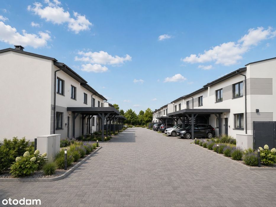Tychy, ul. Wąska - Dwie ostatnie wolne szeregówki z dużymi ogrodami