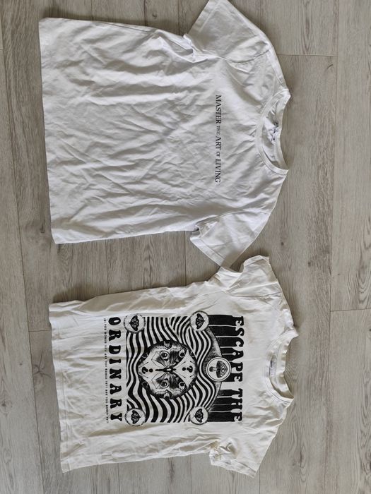 2x T-shirt Zara Cropp r. S