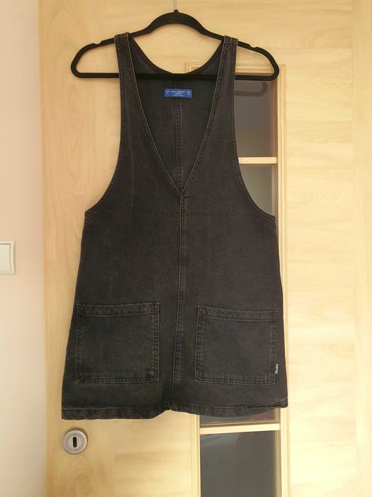 PULL & BEAR – Jeansowa sukienka bez rękawów – S