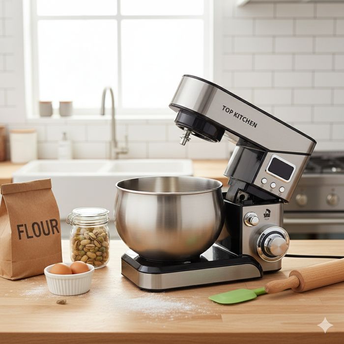 Міксер планетарний 00224 Top Kitchen. Потужність 4000Вт. Тестомес