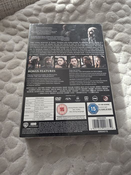 DVD Gra o tron 7 sezon