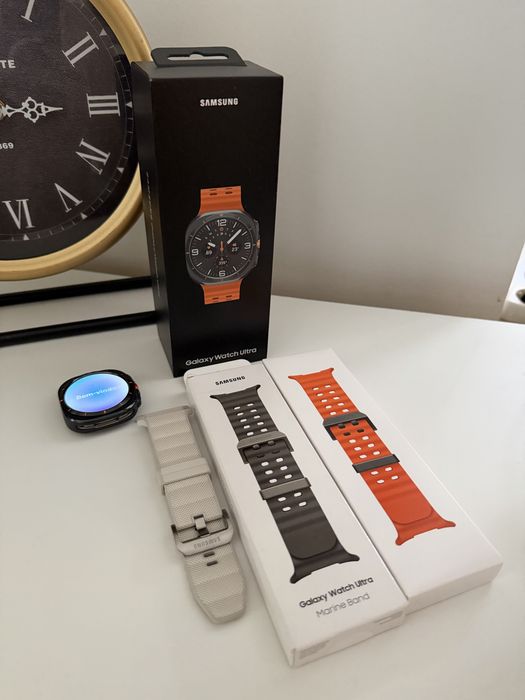 (Cores: Preto e Branco) Samsung Galaxy Watch Ultra - Fatura e garantia
