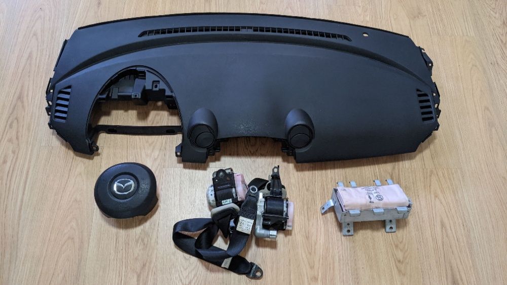 Conjunto Kit Airbags Tablier Mazda 2 Original