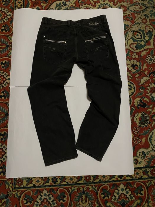 Flared baggy jeans vintage archive custom бегги джинси