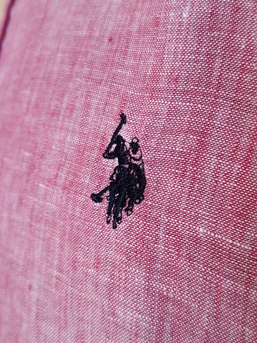 NOWA z metką duża (2XL) męska koszula U.S. Polo Assn. 100% len