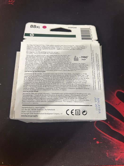 картридж HP 88XL Magenta