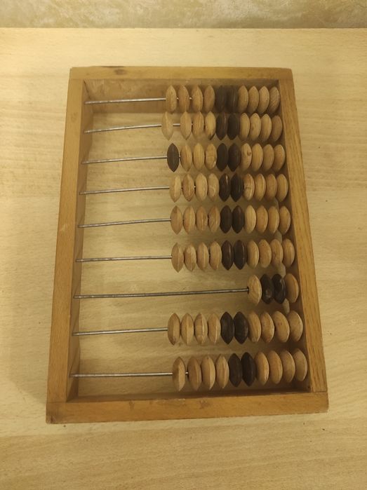Старовинні рахівниці (абакус), оригінал СРСР
Дерев’яна рамка та натура