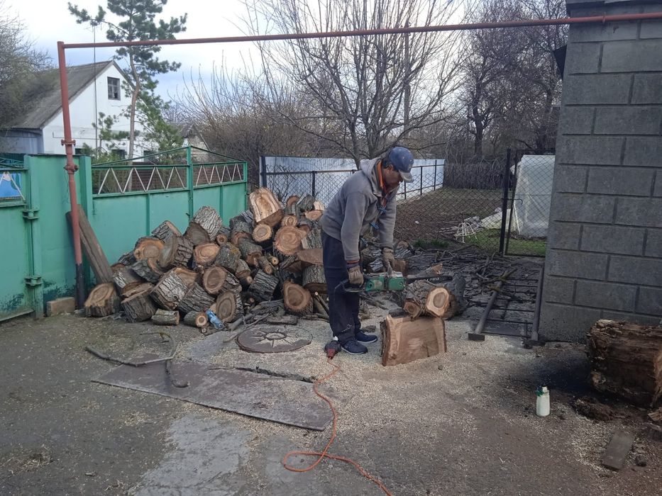 Дрова твердих порід та фруктові розпиляні по 35-40 см . Ціна 2300 тис. Грн. Складометр. Безкоштовно доставляємо від 7 складометрів  самосвал ЗІЛ Камаз