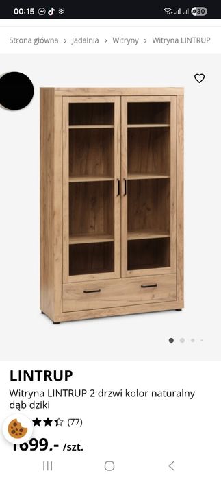 Witrynka jysk stan idealny