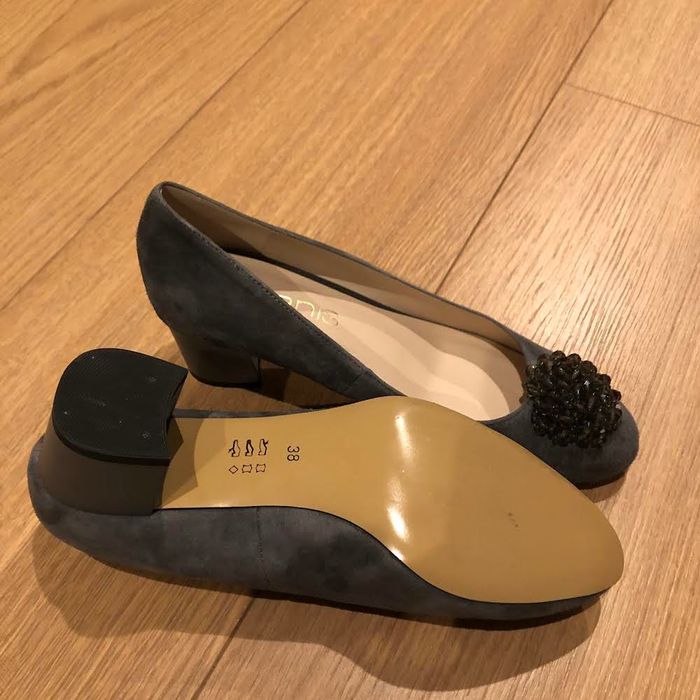 ANIS , NOWE, Czółenka buty damskie , szare , r. 38