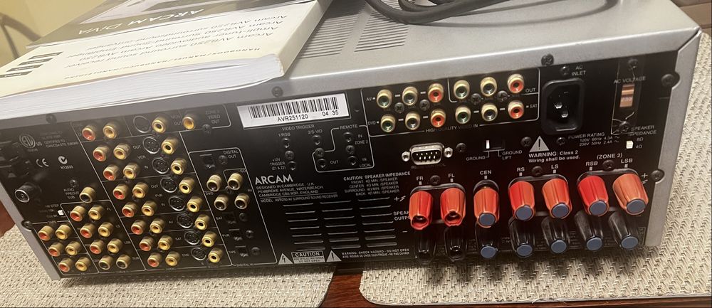 ARCAM AVR250 Surround Sound Amplifier/Receiver64284278793218122